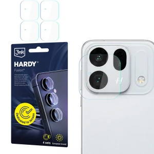 4x Szkło hybrydowe na soczewki aparatu, 3mk Hardy Fusion Lens Protection do OPPO Find X10