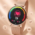 Smartwatch 3mk Altora Vivid Lady, Bluetooth 5.4, IP68, złoty z wymiennym różowym paskiem (12/14)