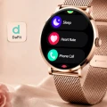 Smartwatch 3mk Altora Vivid Lady, Bluetooth 5.4, IP68, złoty z wymiennym różowym paskiem (13/14)