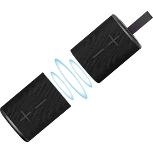 Głośnik bezprzewodowy Musthavz Groove Duo TWS 2w1, Bluetooth 5.3, 20W, magnetyczny, z podświetleniem LED, czarny