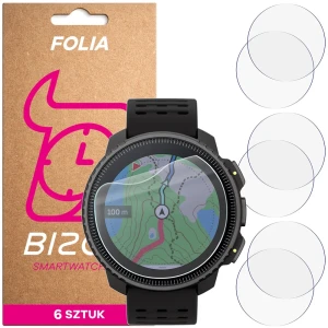 Folia ochronna na ekran zegarka Bizon Watch Film HydroFlex do Suunto Vertical, 6 sztuk