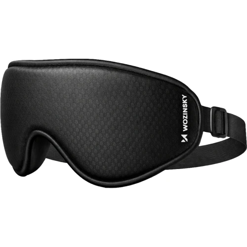 Maska do spania na oczy Wozinsky MSS-10 Eyeshade, czarny (1/8)