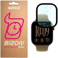 Szkło hybrydowe Bizon Watch Glass Edge Hybrid dla Apple Watch Series 12 42mm, czarne (1/5)