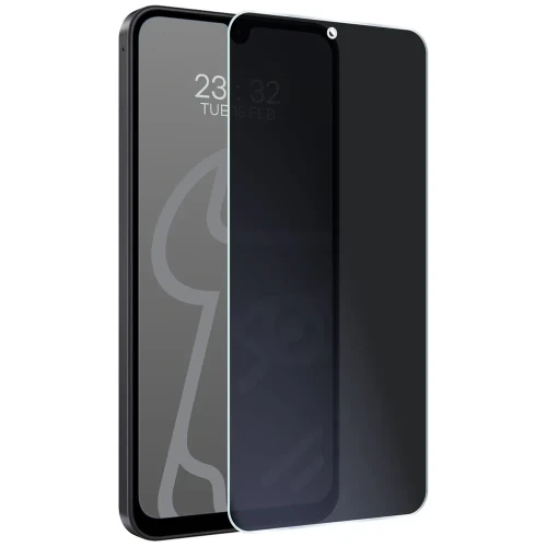 Prywatyzujące szkło hybrydowe Bizon Hybrid Shadow do Galaxy A18 4G, matowe (5/6)