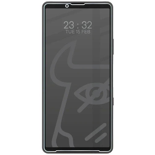 Prywatyzujące szkło hybrydowe Bizon Hybrid Shadow do Sony Xperia 10 VIII, matowe (3/6)