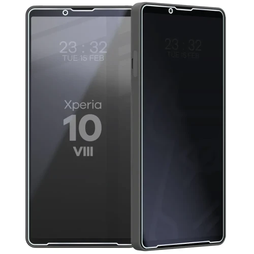 Prywatyzujące szkło hybrydowe Bizon Hybrid Shadow do Sony Xperia 10 VIII, matowe (6/6)