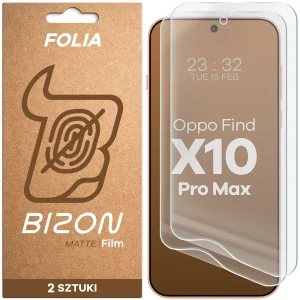 Folia matowa Bizon Film Matte Duo do OPPO Find X10 Pro Max, 2 sztuki