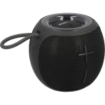 Głośnik bezprzewodowy Musthavz Groove, Bluetooth 5.0, 5W, 1200 mAh, radio FM, TWS, RGB LED, czarny