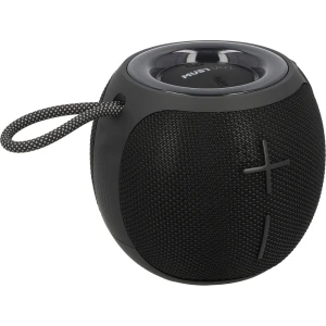 Głośnik bezprzewodowy Musthavz Groove, Bluetooth 5.0, 5W, 1200 mAh, radio FM, TWS, RGB LED, czarny