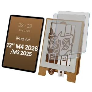 2x Folia matowa z eko aplikatorem Bizon Eplikator Tab Film Matte do iPad Air 13" M4 2026 / M3 2025