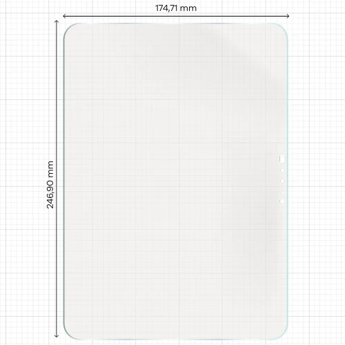 2x Folia matowa z eko aplikatorem Bizon Eplikator Tab Film Matte do Apple iPad Pro 11 M4 2024 (2/5)
