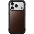Etui ze skóry naturalnej Nomad Rugged Leather Horween Series do MagSafe do iPhone 18 Pro / 17 Pro, rustykalne brązowe (2/7)