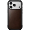 Etui ze skóry naturalnej Nomad Rugged Leather Horween Series do MagSafe do iPhone 18 Pro / 17 Pro, rustykalne brązowe (4/7)