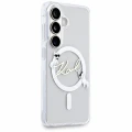 Etui Karl Lagerfeld IML Choupette and Karl Script Logo do MagSafe do Galaxy S26 FE, przezroczyste (3/7)