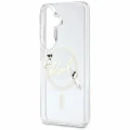 Etui Karl Lagerfeld IML Choupette and Karl Script Logo do MagSafe do Galaxy S26 FE, przezroczyste (6/7)