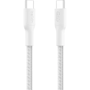 Kabel Belkin Boost Pro Braided USB-C do USB-C 240W 3m, biały