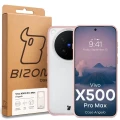 Etui Bizon Case Angelo do Vivo X500 Pro Max, półprzezroczyste z jasnoróżową ramką (6/6)