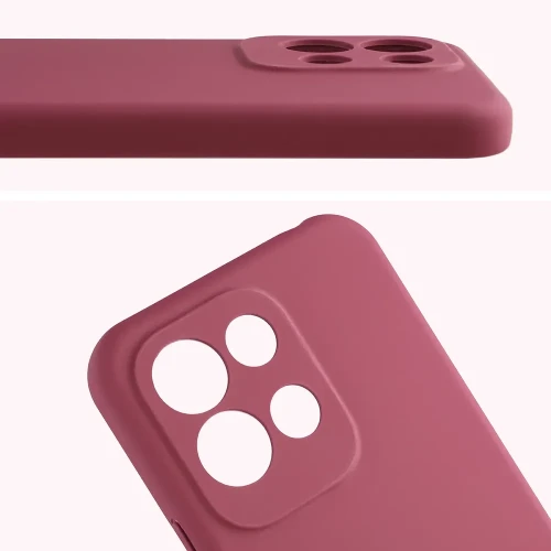 Silikonowe etui Bizon Soft Case do Xiaomi Redmi 17 4G/5G, ciemnofioletowe (5/7)