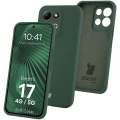 Silikonowe etui Bizon Soft Case do Xiaomi Redmi 17 4G/5G, ciemnozielone (1/7)