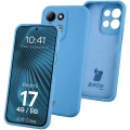 Silikonowe etui Bizon Soft Case do Xiaomi Redmi 17 4G/5G, niebieskie (1/7)