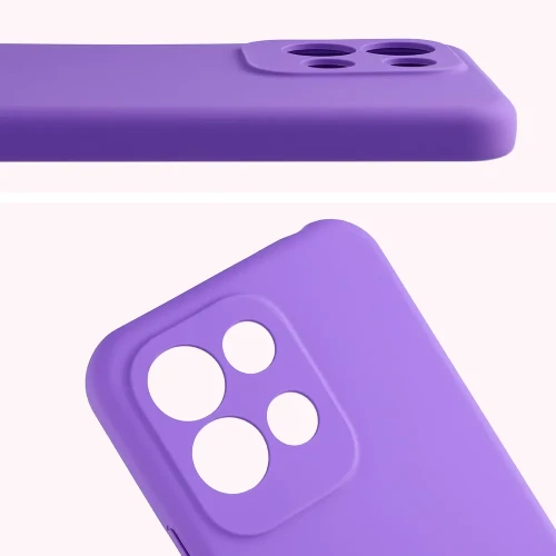 Silikonowe etui Bizon Soft Case do Xiaomi Redmi 17 4G/5G, fioletowe (5/7)