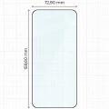 Szkło hartowane Bizon Glass Edge Duo do Vivo X500 Pro Max, czarna ramka, 2 sztuki (2/4)