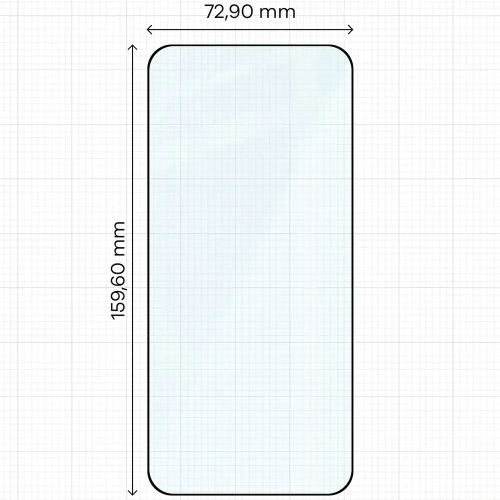 Szkło hartowane Bizon Glass Edge Duo do Vivo X500 Pro Max, czarna ramka, 2 sztuki (2/4)