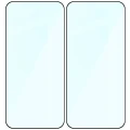 Szkło hartowane Bizon Glass Edge Duo do Vivo X500 Pro, czarna ramka, 2 sztuki (4/4)