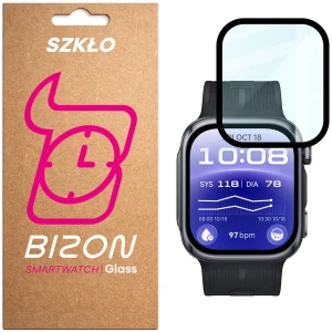Szkło hybrydowe Bizon Watch Glass Edge Hybrid dla Huawei Watch D3, czarne