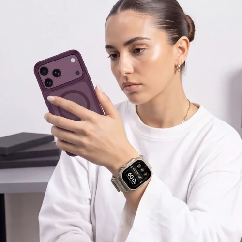 Pasek Tech Protect Nylon Pro do Apple Watch 49/46/45/44 mm, tytanowo-oliwkowy (5/8)