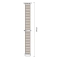 Pasek Tech Protect Nylon Pro do Apple Watch 49/46/45/44 mm, beżowy (5/9)