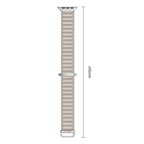 Pasek Tech Protect Nylon Pro do Apple Watch 49/46/45/44 mm, beżowy (5/9)