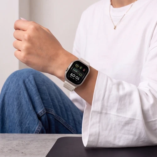 Pasek Tech Protect Nylon Pro do Apple Watch 49/46/45/44 mm, beżowy (8/9)