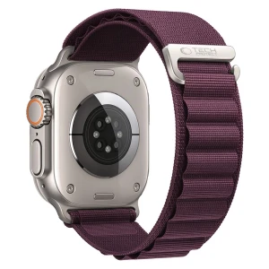 Pasek Tech Protect Nylon Pro do Apple Watch 49/46/45/44 mm, burgundowy