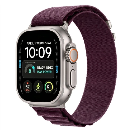 Pasek Tech Protect Nylon Pro do Apple Watch 49/46/45/44 mm, burgundowy (2/9)