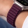 Pasek Tech Protect Nylon Pro do Apple Watch 49/46/45/44 mm, burgundowy (9/9)