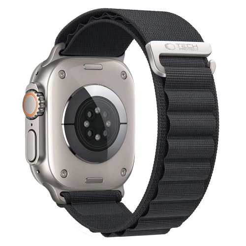 Pasek Tech Protect Nylon Pro do Apple Watch 49/46/45/44 mm, czarny (1/7)