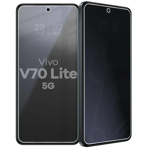 Prywatyzujące szkło hybrydowe Bizon Hybrid Shadow do Vivo V70 Lite 5G, matowe (6/6)