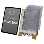2x Prywatyzujące szkło hybrydowe z eko aplikatorem Bizon Eplikator Tab Hybrid Shadow do Apple iPad Pro 11 M5 2025