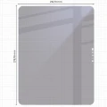 2x Prywatyzujące szklo hybrydowe z eko aplikatorem Bizon Eplikator Tab Hybrid Shadow do Apple iPad Pro 13 M5 2025 (2/5)