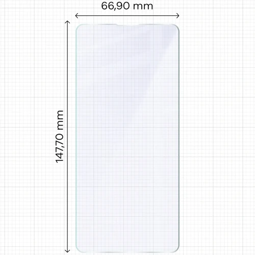 Elastyczne szkło hybrydowe Bizon Hybrid Mule do Sony Xperia 10 VIII (2/4)