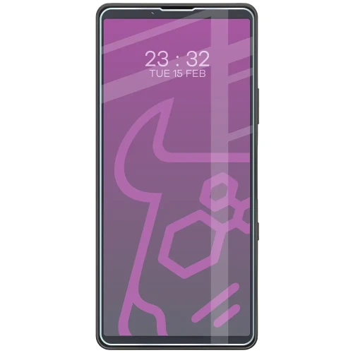 Elastyczne szkło hybrydowe Bizon Hybrid Mule do Sony Xperia 10 VIII (3/4)