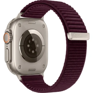 Pasek Tech Protect NylonLoop do Apple Watch 38/40/41/42 mm, burgundowy