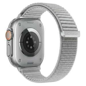 Pasek Tech Protect NylonLoop do Apple Watch 44/45/46/49 mm, jasnoszary