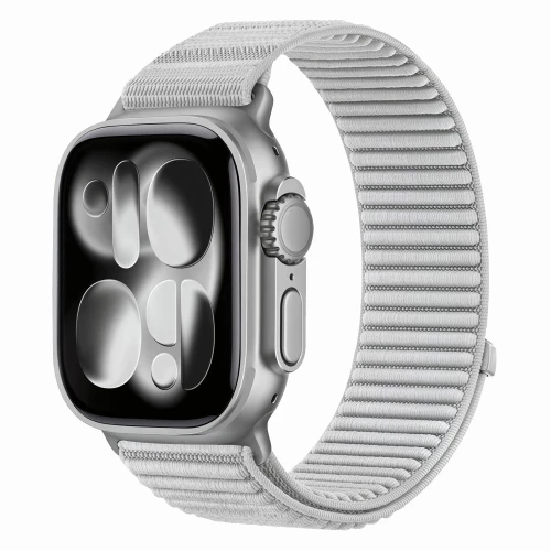 Pasek Tech Protect NylonLoop do Apple Watch 44/45/46/49 mm, jasnoszary (2/7)