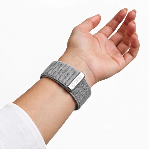 Pasek Tech Protect NylonLoop do Apple Watch 44/45/46/49 mm, jasnoszary (3/7)
