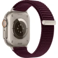 Pasek Tech Protect NylonLoop do Apple Watch 44/45/46/49 mm, burgundowy (1/7)