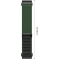 Pasek Tech Protect Nylon Pro do QuickFit 26 mm, czarno-zielony (6/6)