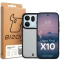 Etui Bizon Case Angelo do OPPO Find X10, przydymione z czarną ramką (6/6)