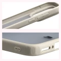 Etui Bizon Case Angelo do OPPO Find X10, półprzezroczyste z beżową ramką (4/6)